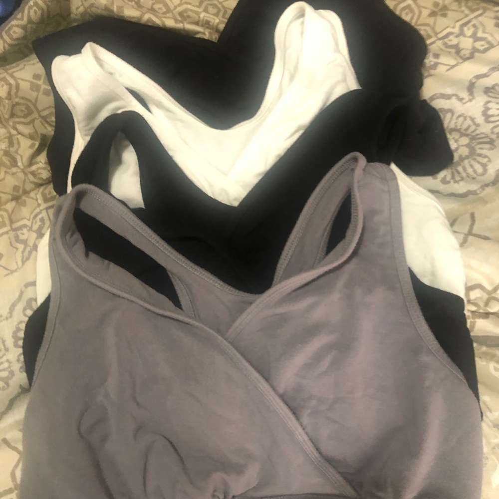 4 maternity/nursing bras